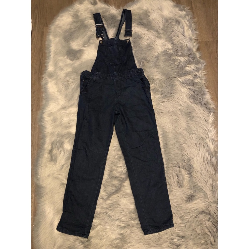 American Bazi Dark Wash Denim Overalls